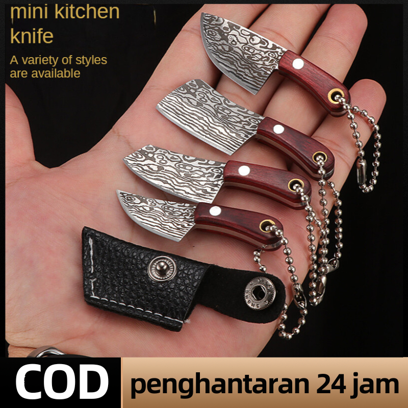 pisau kecil tajam murah Pisau Mini Super Tajam Portable Knife Jaga Diri Gantungan Kunci Tajam Super 