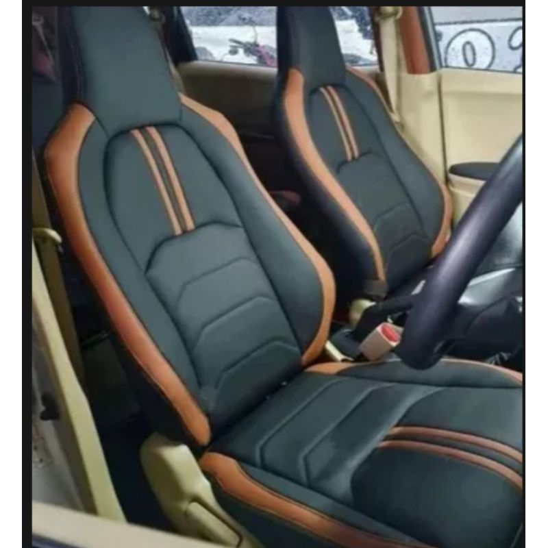 cover sarung jok mobil honda mobilio 2014-2016 full set bahan kulit sintetis oscar