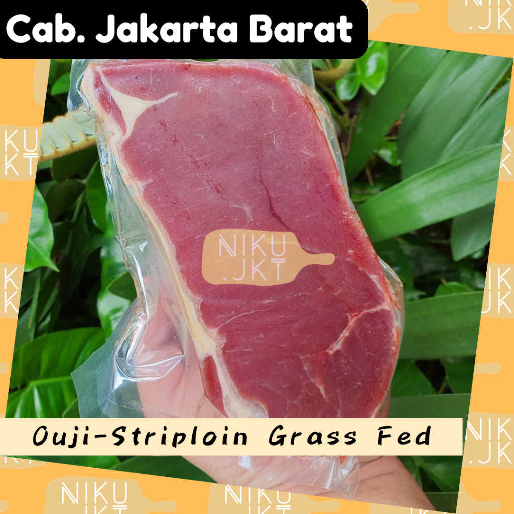 

Daging Sapi Beef Steak HALAL AUS Grass Fed Striploin / Sirloin Steak - 200gr