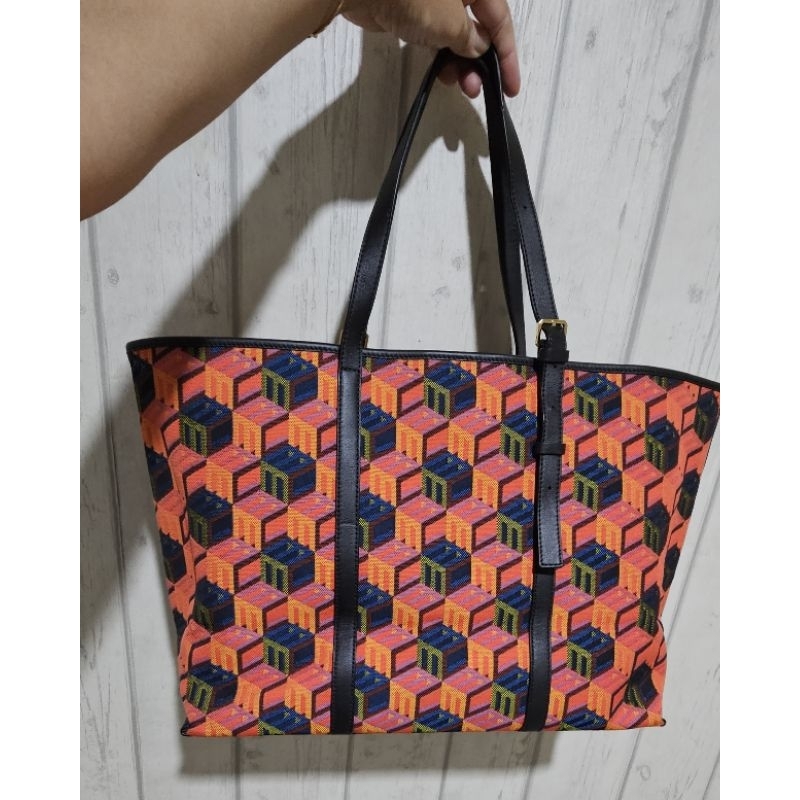 MCM cubic tote bag