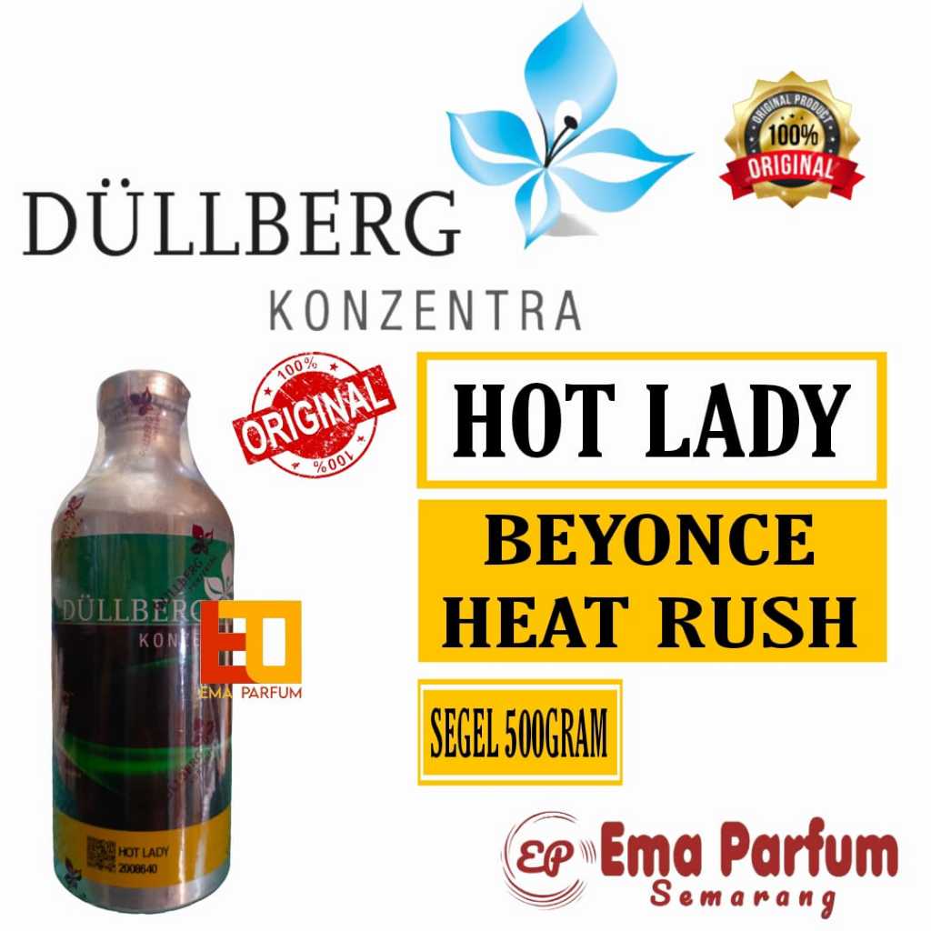 ( SEGEL 500GRAM ) HOT LADY BY DULLBERG KEMASAN SEGEL 500GRAM SEARAH AROMA BEY0NCE HEAT RUSH, ORIGINA