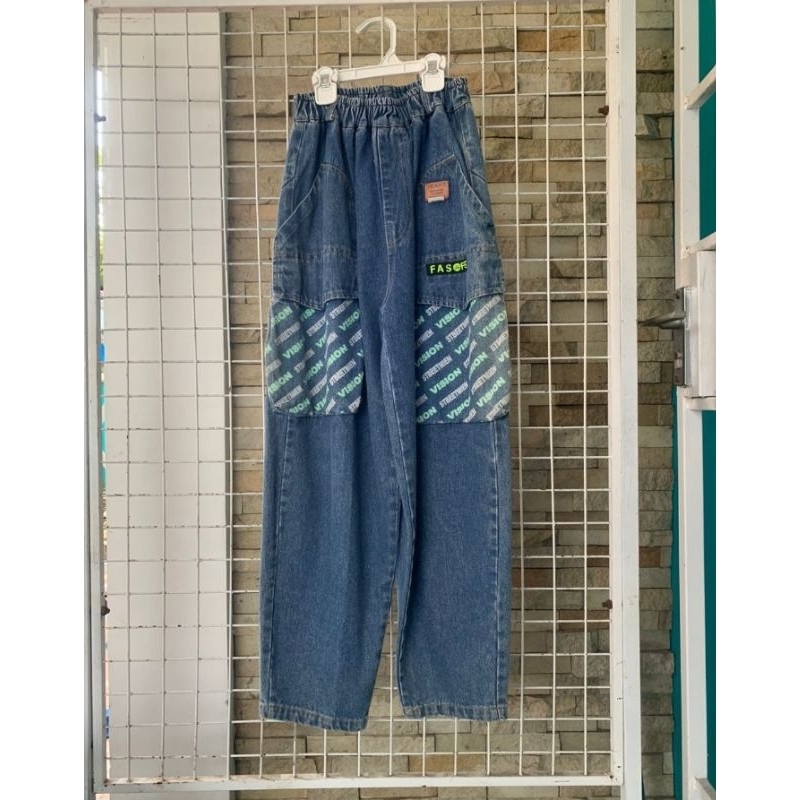 Celana jeans anak cewek/cowok 12 -15 tahun