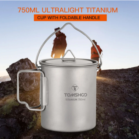 Tomshoo Titanium Mug Ultralight 750ml