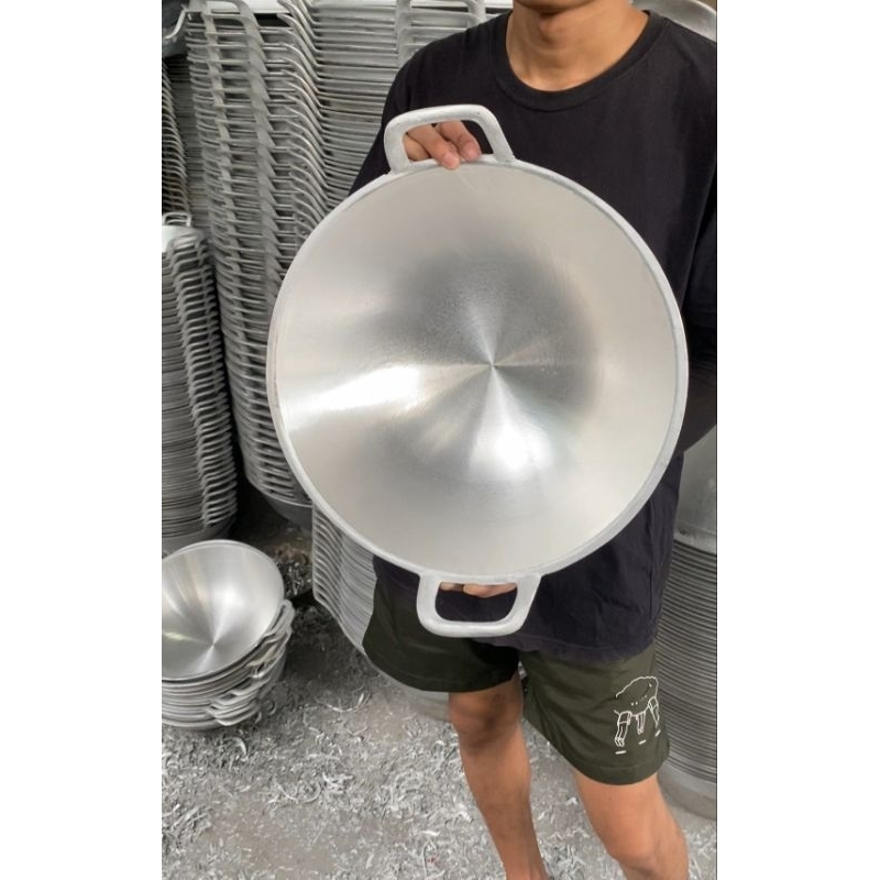 WAJAN ALUMINIUM CEKUNG NO. 16 - 22 TEBAL& ANTI PECAH