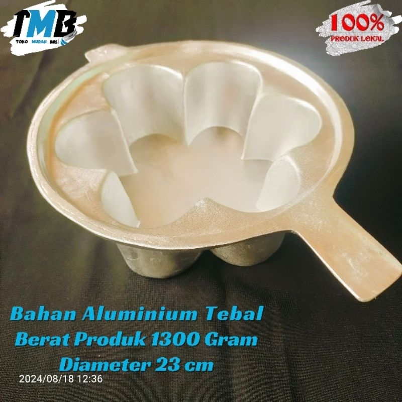 Cetakan ( 1,3 Kg )Loyang  Bingka TEBAL (UK. BESAR DIAMETER 23 CM)Kue Bingka/Tuangan Bingka Bakar