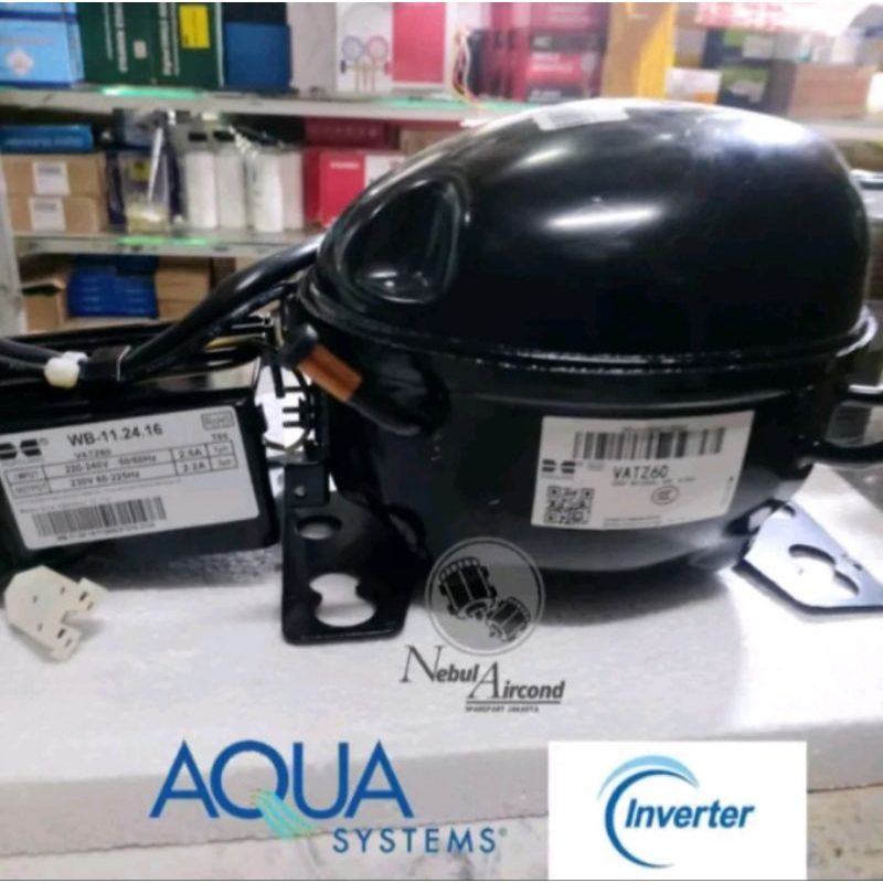 kompresor kulkas Sanyo Aqua VAT60 Inverter original