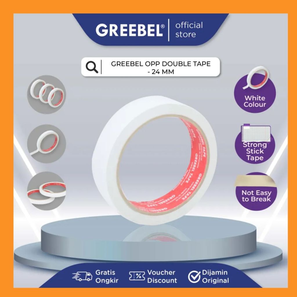 

Greebel Double Tape 12mm/24mm/48mm