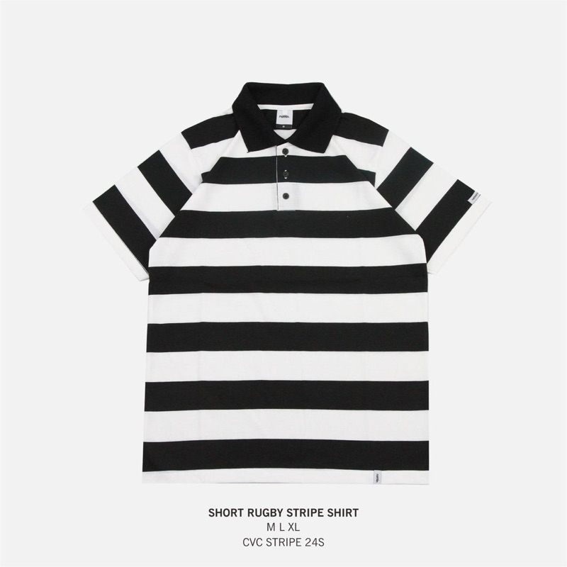 RATTLE | SHORT RUGBY STRIPE SHIRT