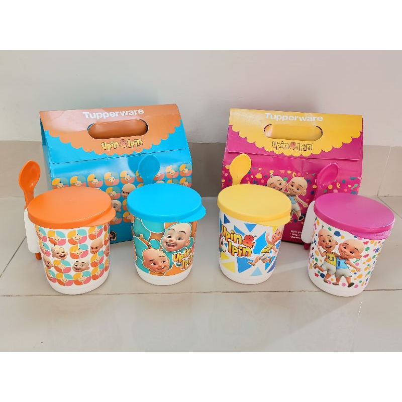 TUPPERWARE UPIN IPIN MUG WITH SPOON