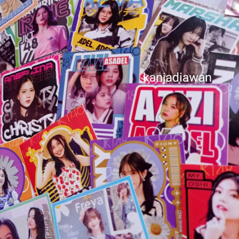 

Stiker JKT48 Member Sticker JKT 48 Zee Freya Gracia