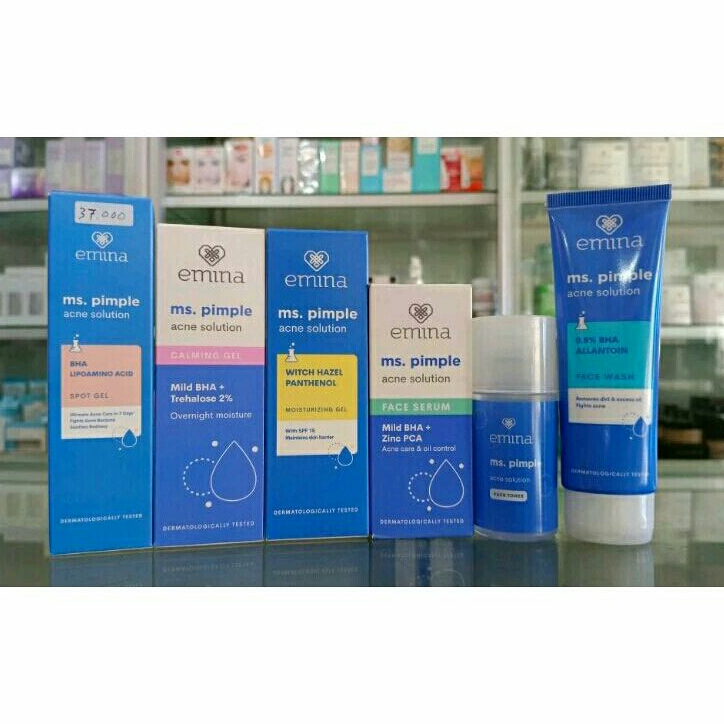 Emina ms. Pimple Acne Solution Set - Skincare Kulit Berjerawat dan sensitif