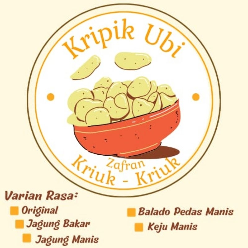 

Camilan Snack Keripik Ubi rasa Balado pedas manis 125gr