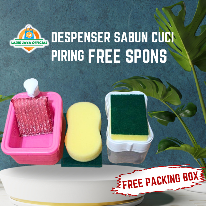 Dispenser Sabun Wadah Sabun Cuci Piring Tempat Sabun Cuci Piring