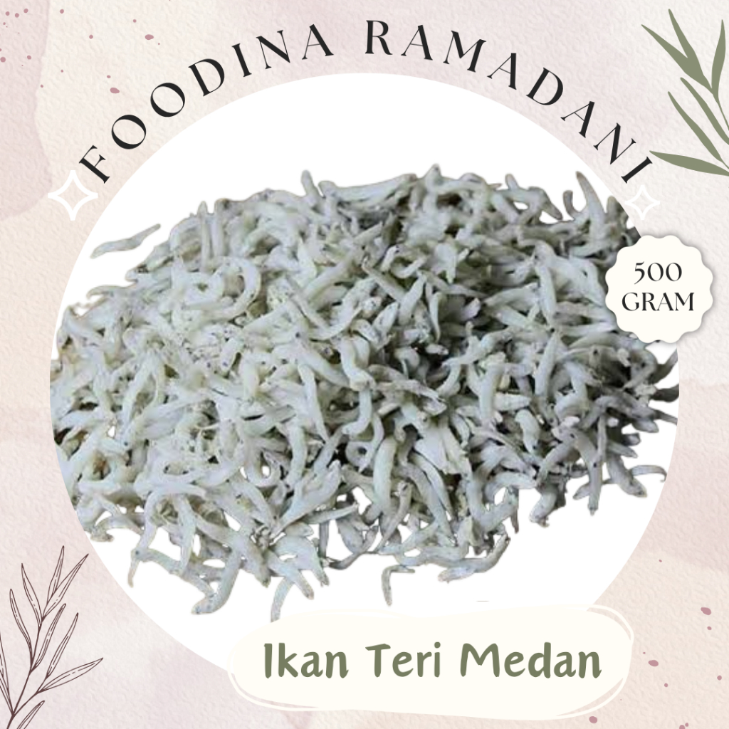 

IKAN TERI MEDAN Nasi Halus Ikan Asin - Salted Fish Fresh [ Berat 500gr ] Harga Per 0,5 Kg