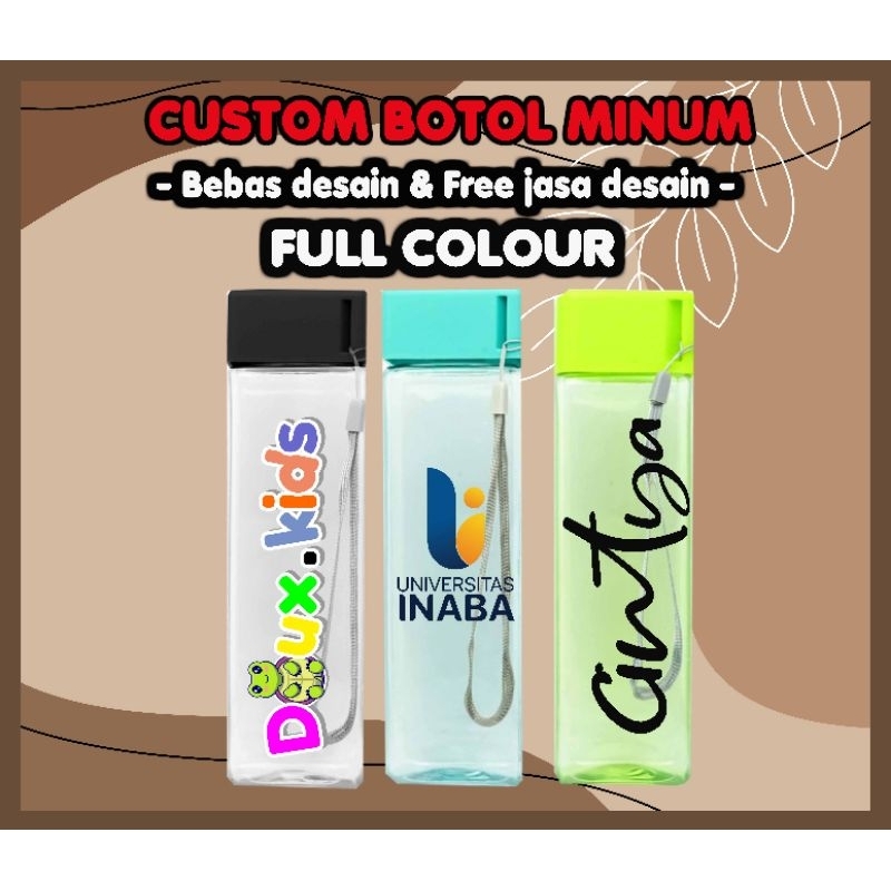 Botol custom - Botol minum custom - Tumbler custom - Souvenir botol - custom boto - custom botol min