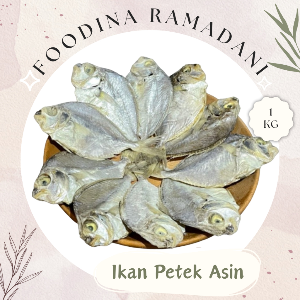 

IKAN PETEK Ikan Asin - Salted Fish Fresh [ Berat 1.000gr ] Harga Per KG