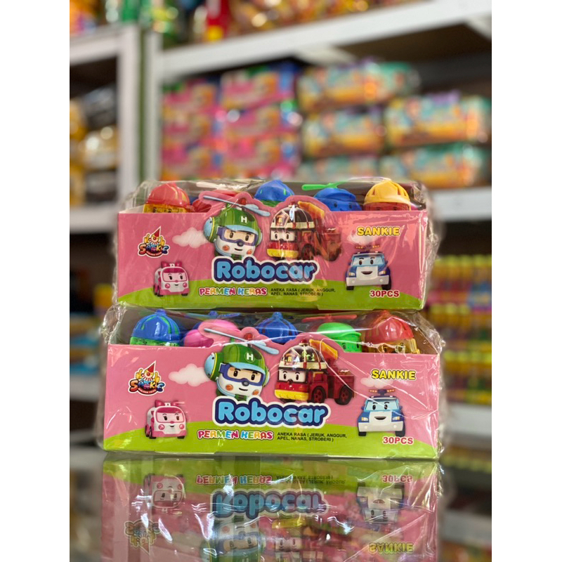 

Robocar Permen Mainan Mobil Pesawat 1 Pack isi 30 pcs