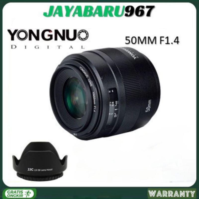 LENSA YONGNUO 50MM F1.4 FOR CANON,NIKON,SONY