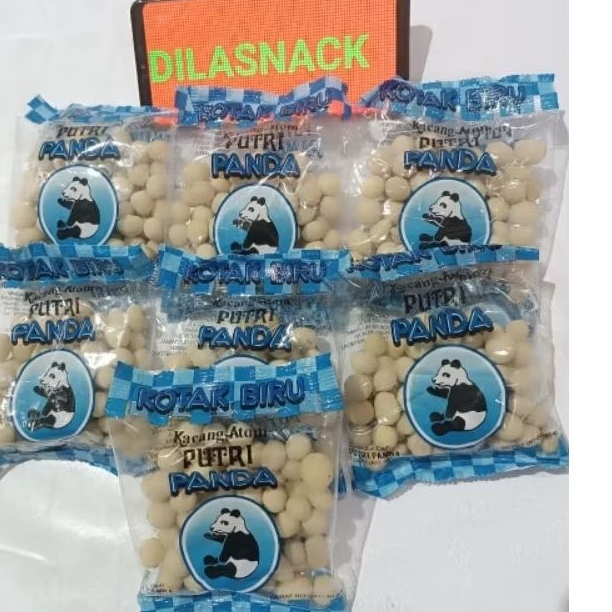 

kacang atom cap panda biru 40gr kacang sanghai