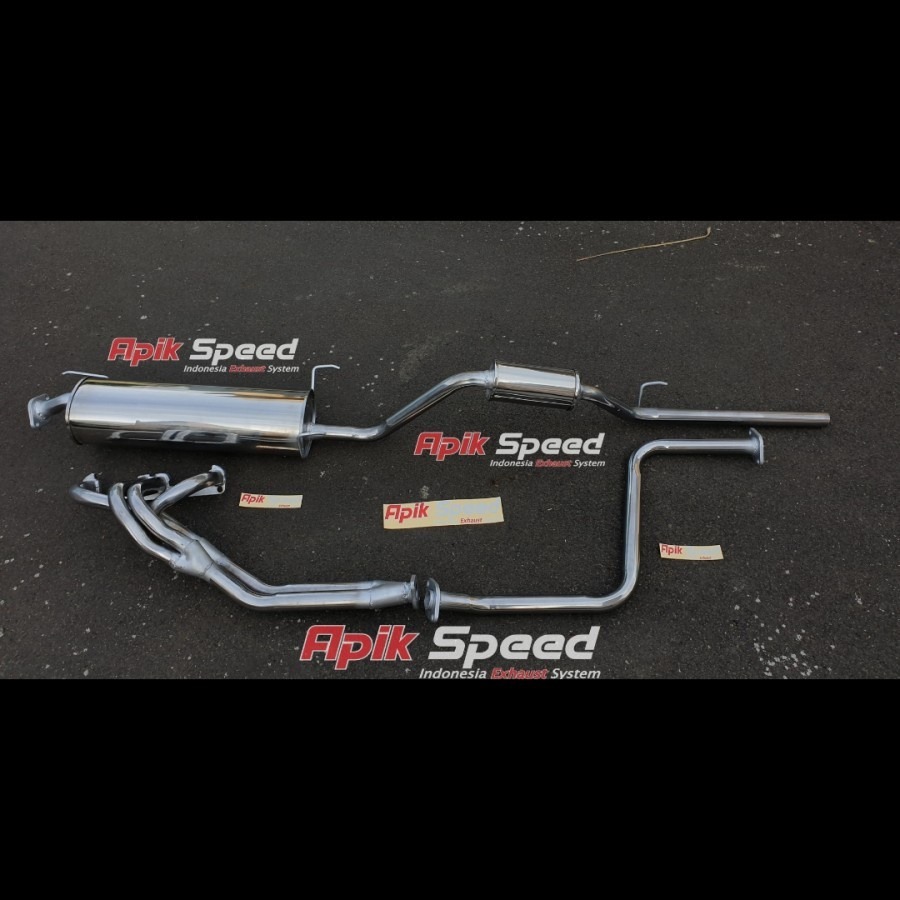Knalpot Fullset Kijang Kapsul Stainless
