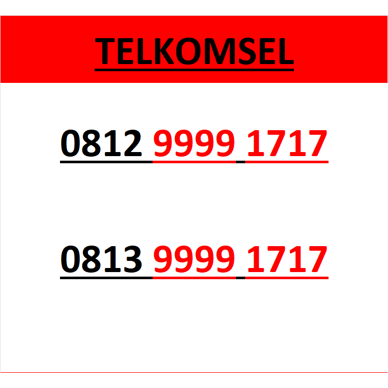 nomor cantik telkomsel simpati seri abab 1717 murah lengkap wn84 15000