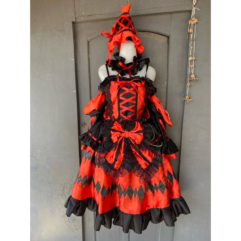 REAL PIC Kurumi Tokisaki Date A Live Costume Cosplay