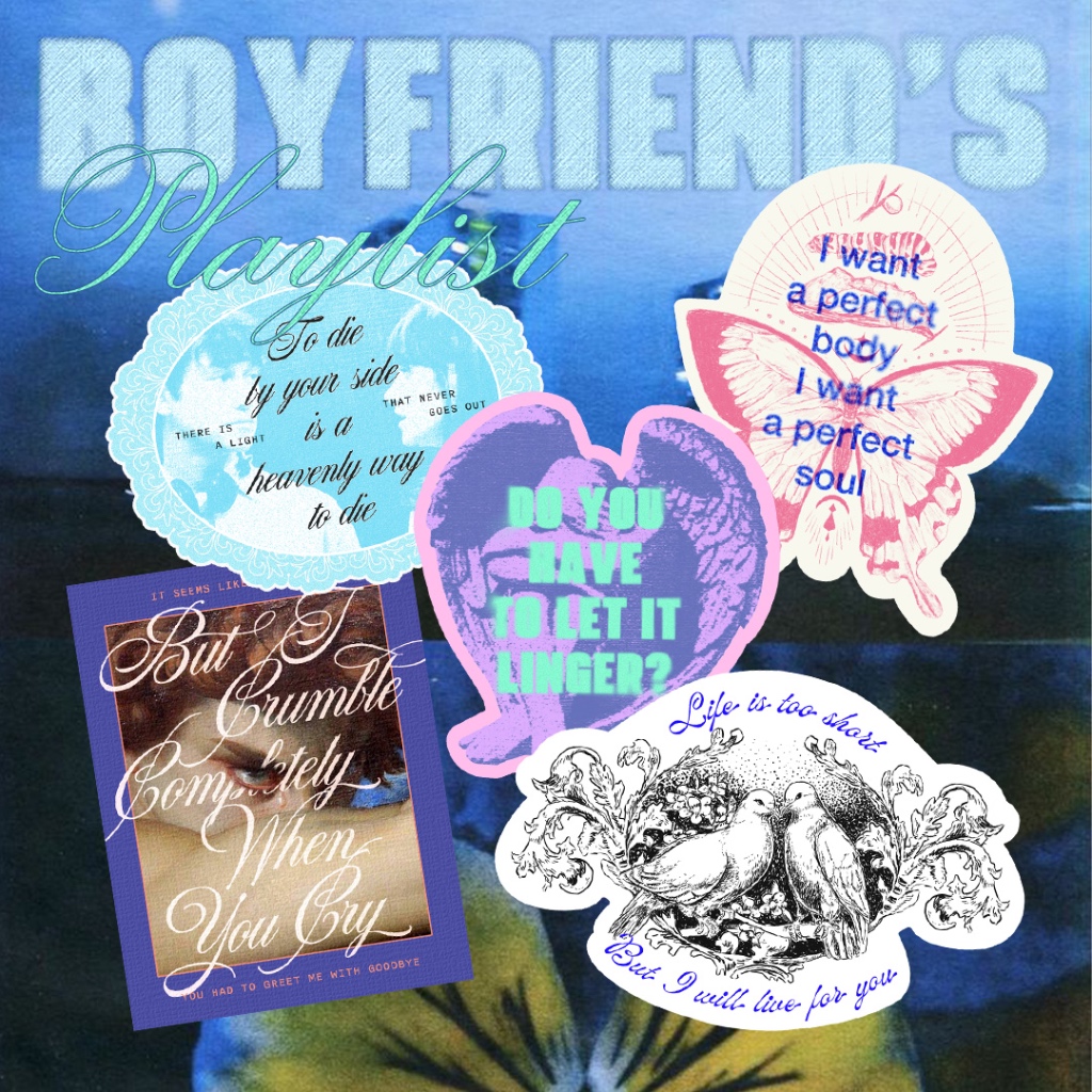 

EXCLUSIVE STICKER Arctic Monkeys Radiohead The Cranberries Boyfriend's Playlist