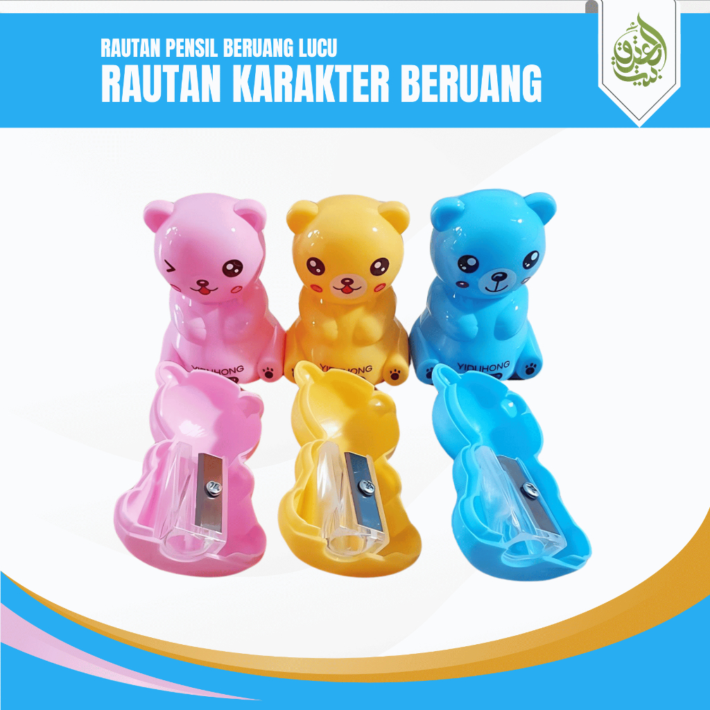 

Rautan Pensil Karakter Beruang Lucu | Ongotan Pensil [PCS]