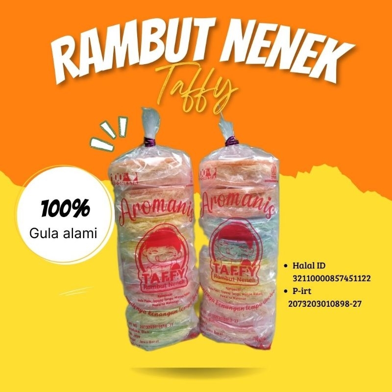 

Rambut nenek isi 8 pcs