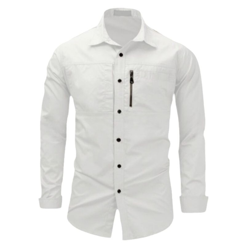 Kemeja pria wanita tactical outdoor pdl pdh sambung putih Paspampres lengan panjang lapangan kerja