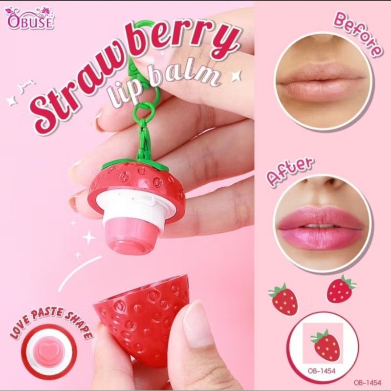 Obuse Strawberry magic Lip balm Thailand