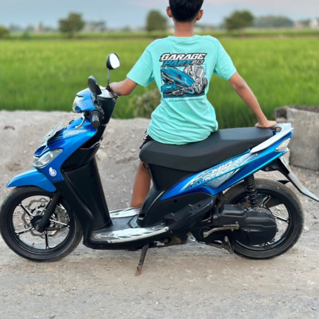 JOK BELAKANG MIO SMILE SPORTY MODIF MB TECH SIKU