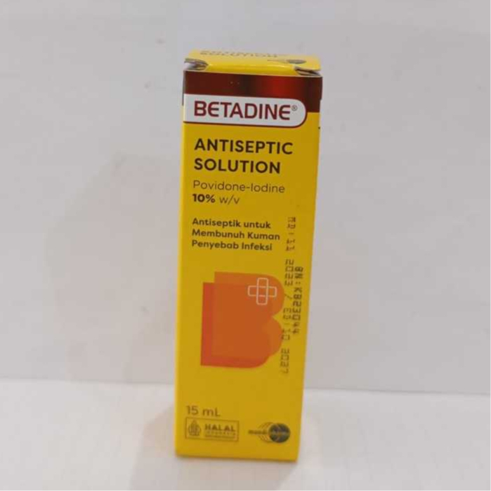 BETADINE ANTISEPTIC SOLUTION 15 ML