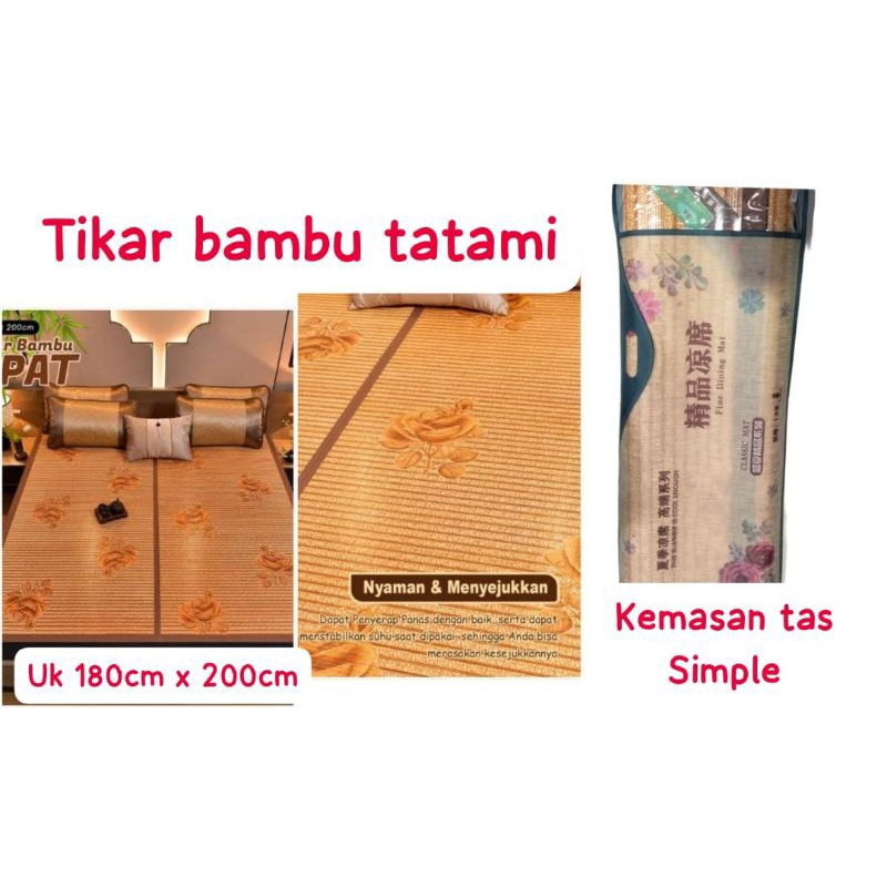 Tikar bambu tatami