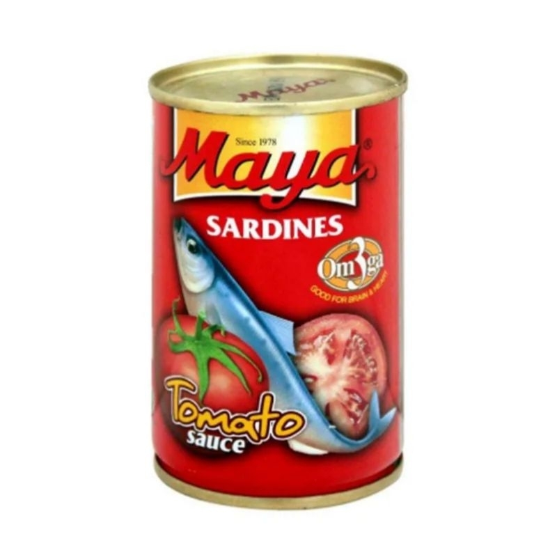 

Sarden Maya Saus Tomat Makanan Kaleng 155gr