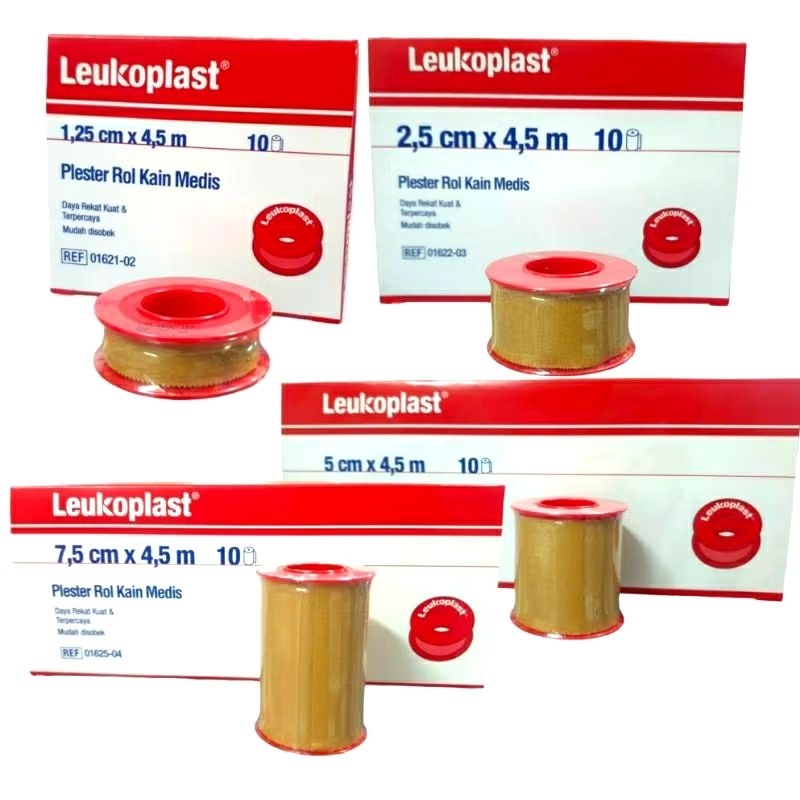 Leukoplast / Plester Rol Kain / Plester Perekat (Ukuran 5 cm / 7,5 cm)
