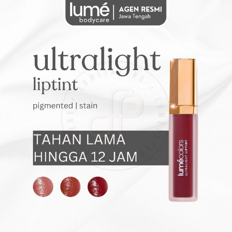 Lumecolors Ultralight Liptint Lip Tint Tin Lipstik Nude Lumecolors