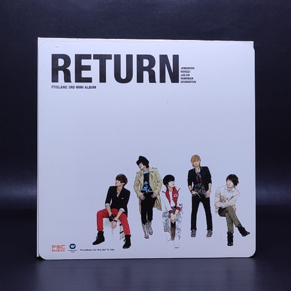 CD RETURN - FTISLAND 3RD MINI ALBUM IMPORT ( CD ORIGINAL )