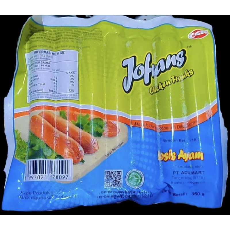 

Sosis Ayam 15's