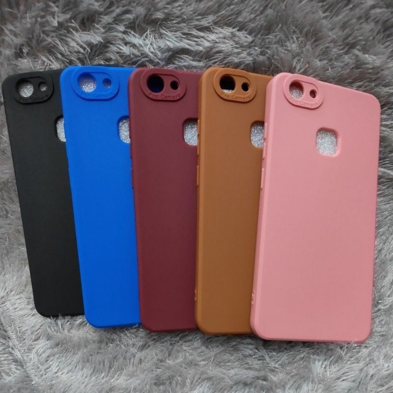 CASE / Casing Pro Camera Vivo V7 Slicon Macaron