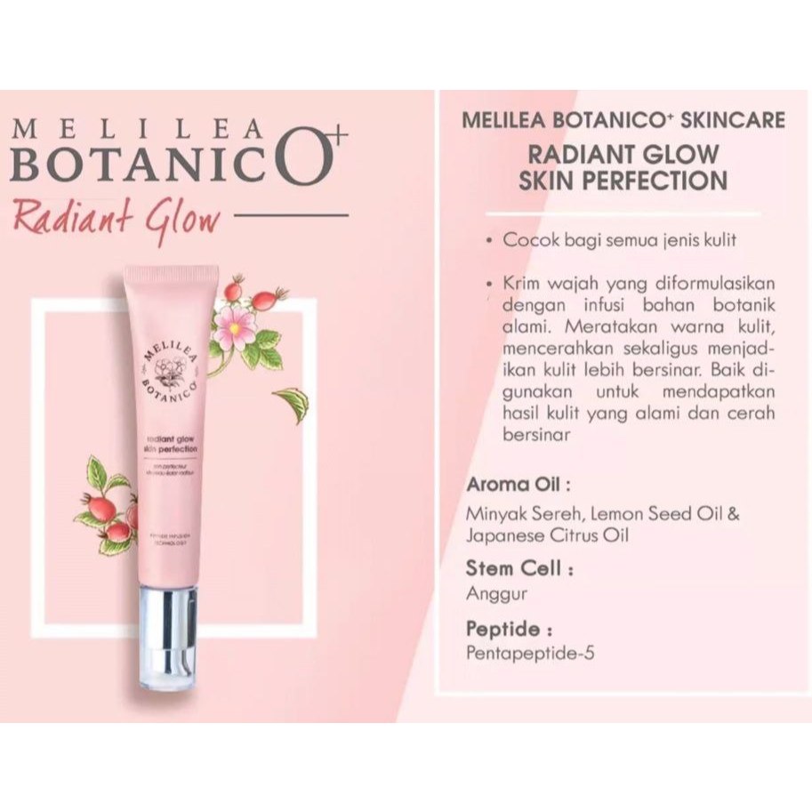 RADIANT GLOW SKIN PROTECTION + MELILEA BOTANICO*45ML|MELILEA RADIANT GLOW SKIN PERFECTION