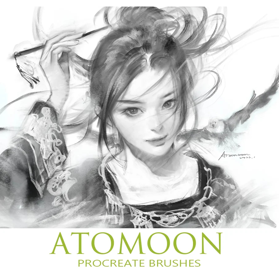 Procreate Brush - ATOMOON Brush for Procreate