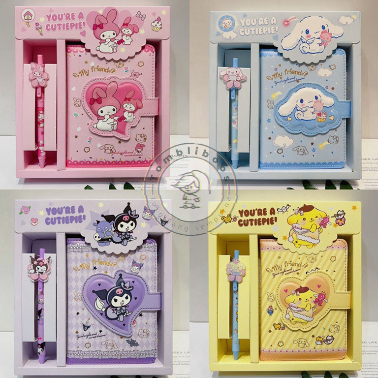 

BYQVD4236 Notebook 2in 1 Buku Tulis Anak Magnet Buku Memo dan Pen Cute Notebook