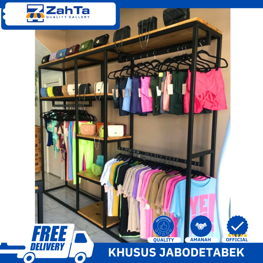 ZAHTA - RAK DISPLAY DISTRO/RAK BAJU DISPLAY