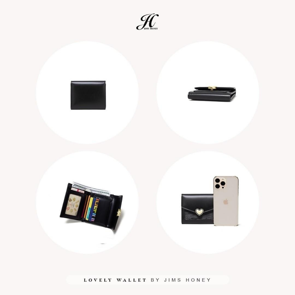 JIMS HONEY LOVELY WALLET Dompet Kecil Lipat Wanita Cewek Fashion Jimshoney Casual Terbaru