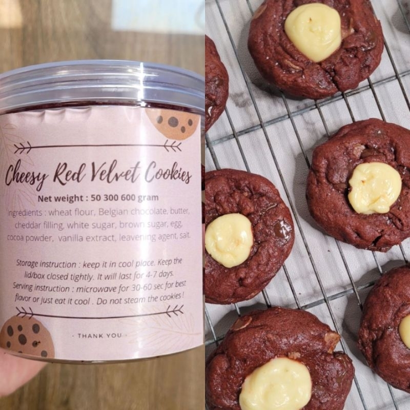 

[THE BEST COOKIE IN BALI] Cheesy Red Velvet Cookie || D'CAKELICIOUS dps