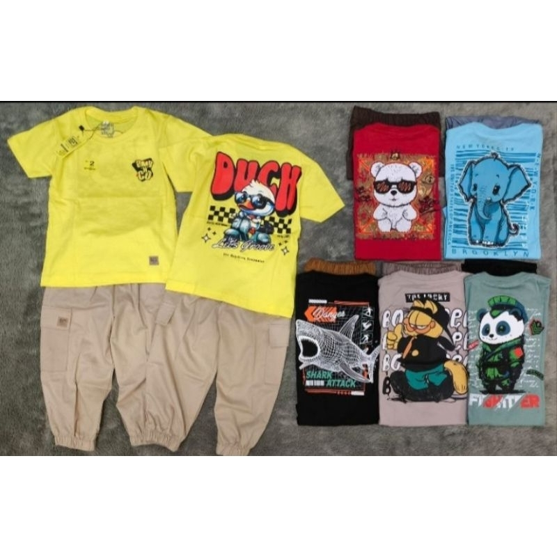 Baju Setelan Anak Laki-laki Jogger Distro Boomboobee