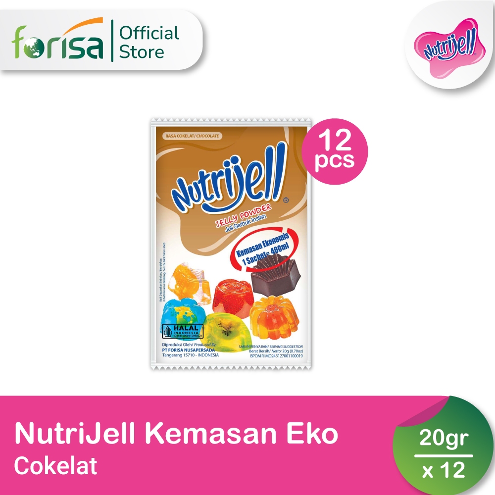 

Nutrijell Ekonomi Rasa Coklat 20 gr 12 Pcs