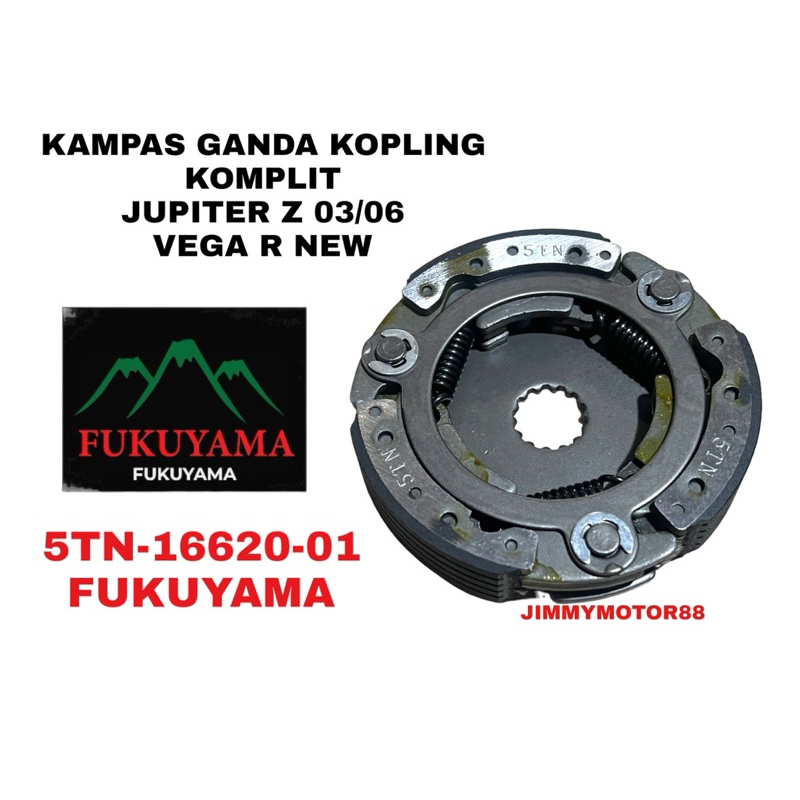 KAMPAS GANDA KOPLING KAIN SPORKET KOMPLIT VEGA R NEW JUPITER Z 03 06 MEREK FUKUYAMA HIGH KUALITAS SU
