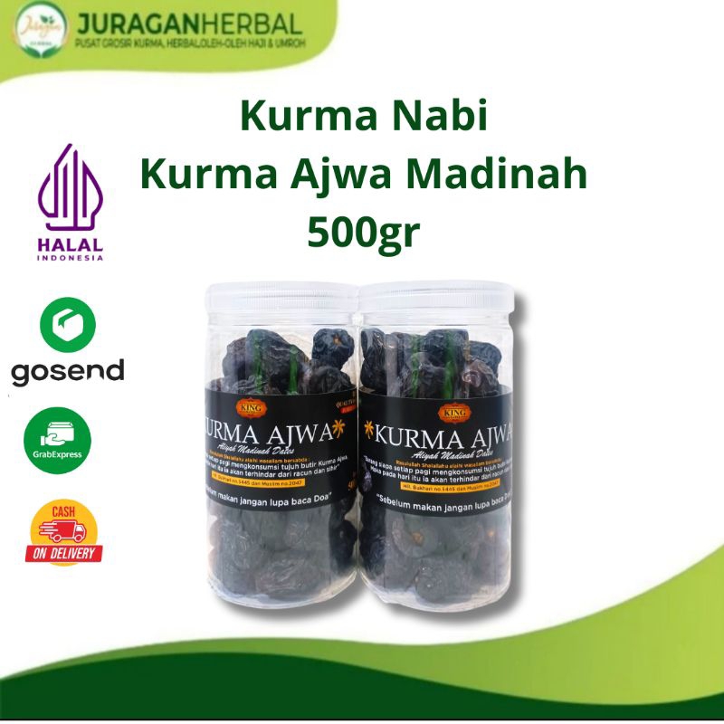 

Kurma Ajwa Madinah Tabah 250 gr - 500 gr